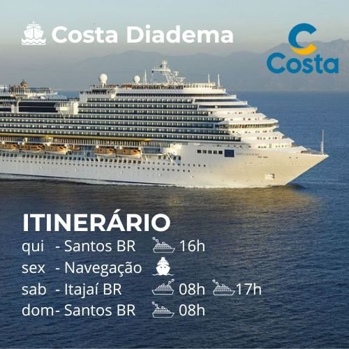 Costa Diadema -Santos-Santos 3nts