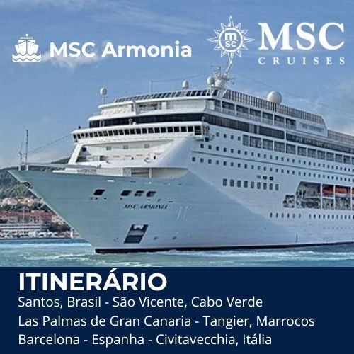 MSC Armonia - 15 noites