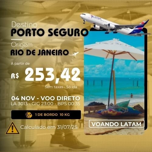 Promoção Aéreo GIG-BPS novembro - info 01A