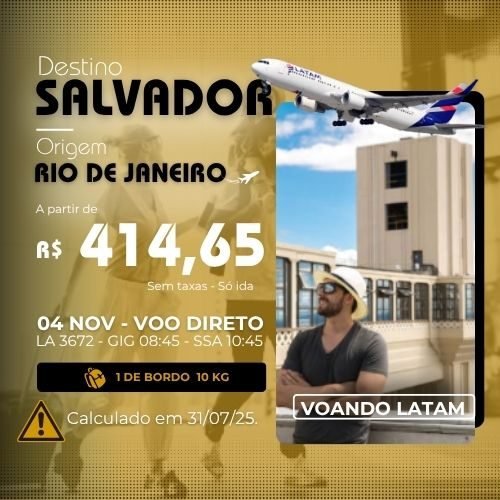 Promoção Aéreo VGIG-SSA novembro - info 01A